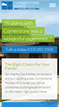 Mobile Screenshot of cornerstonehomesia.com